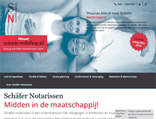 Tablet Screenshot of notarisnodig.nl